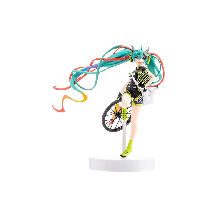 BANPRESTO Hatsune Miku Glass Factory Racing Miku 2015 2017 4 Pack Set Bonus Gift Scale Figures-3