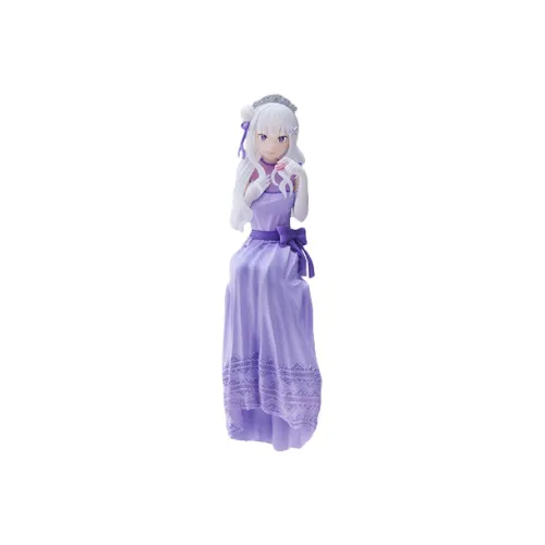 SEGA Emilia Zero Starting Life In Another World Sitting Posture Compressing Instant Noodles Bonus Gifts 14cm