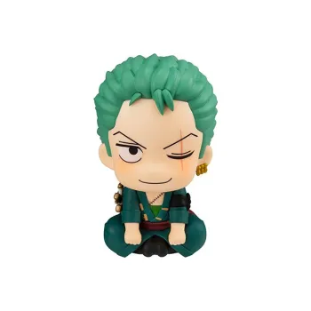 MegaHouse Roronoa Zoro Upturned Eye Collection One Piece Zoro Chibi Figure Scale Figures