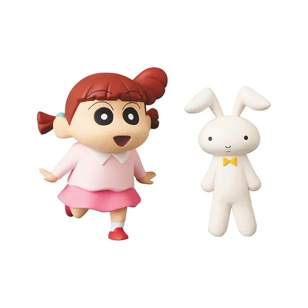 Medicom Toy Crayon Shin Chan Collection 4 Nini UDF Code 675 & Bunny Doll Scale Figures 6cm-0