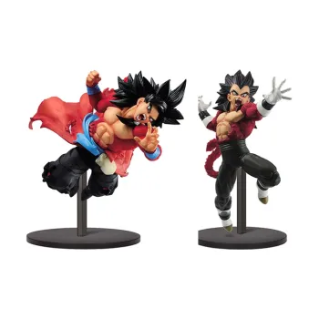 BANPRESTO Super Dragon Ball Heroes 9th Anniversary Figure Super Saiyan 4 Xeno Vegeta Figure Red