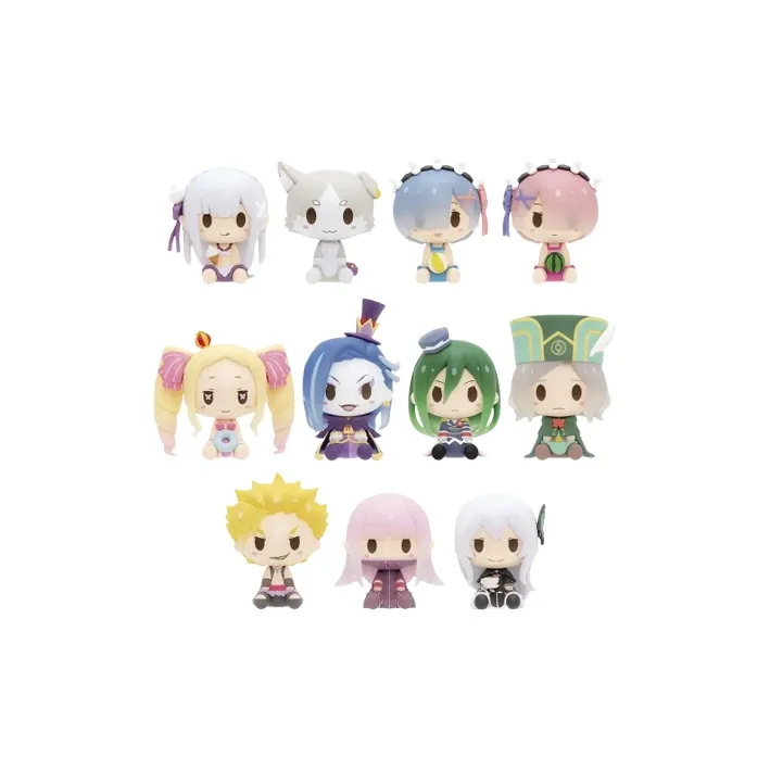 BANPRESTO Ichiban Kuji, Zero Starting Life In Another World, Elf's Blessing G Award, Full Set 11 Pcs Chibi Figures-0