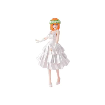 BANPRESTO Yotsuba Nakano Ichiban Kuji The Quintessential Quintuplets Bridestyle D Award Bride Bonus Gifts 18cm