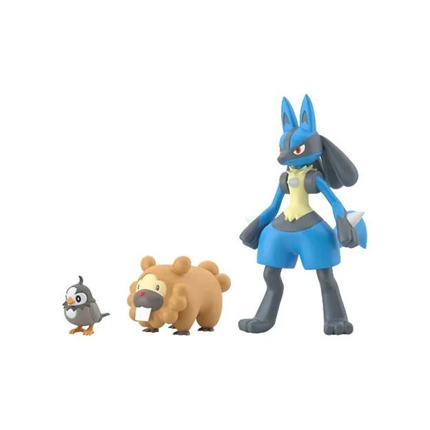 BANDAI Eevee Pokémon Characters Pokémon Scale World Johto Area 2 Set Scale Figures-3