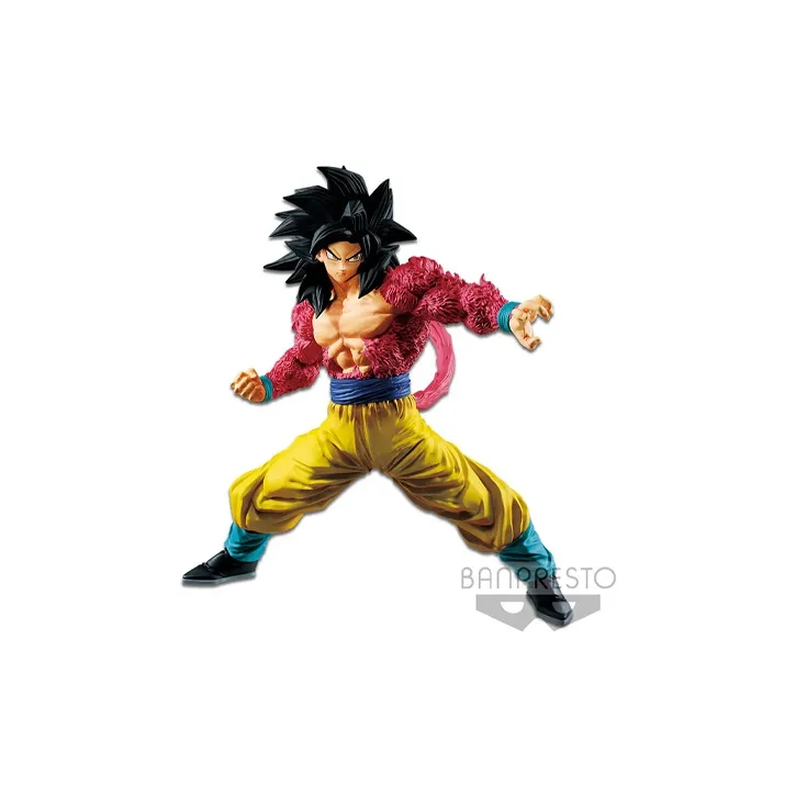 BANPRESTO Dragon Ball Gt Full Scratch The Super Saiyan 4 Son Goku Figure Red & Yellow-1