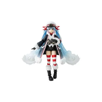 MAX Factory Hatsune Miku Figma #EX 066 Snow Miku 2022 Grand Voyage Ver. Action Figure Scale Figures 13cm