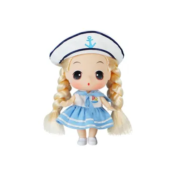 Ddung Winter Camellia Marine Babydoll Girl Princess 18cm Ball Jointed Dolls