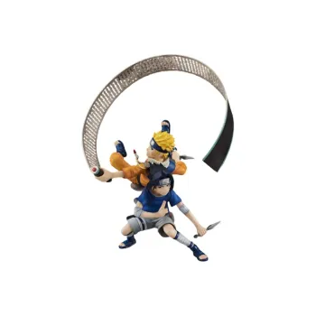 MegaHouse Naruto Uzumaki G.e.m. Naruto The Path Of The Wind Sasuke Uchiha & Scale Figures 15cm