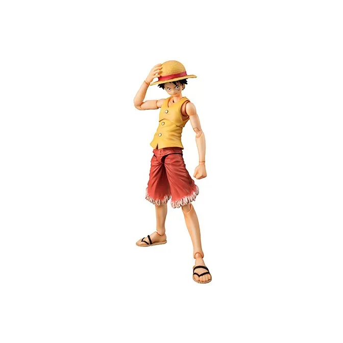 MegaHouse Monkey D. Luffy VAH One Piece Monkey D. Luffy PAST BLUE Ver. Yellow Action Figures-1