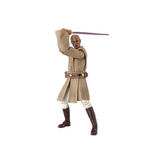 BANDAI Star Wars Characters Star Wars SHF Jedi Wad'uu Master Articulated Scale Figures-1
