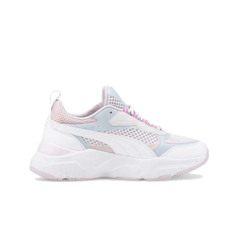 PUMA Cassia Shock Absorbers Slip Resistant, Abrasion Resistant, Lightweight Low Top Casual Shoes Women's White-1