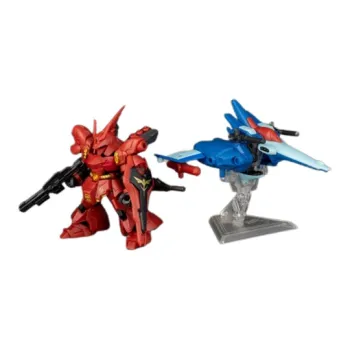 BANDAI MSE Mobile Suit Gundam Sazabi & L Gaim BWS Set EX Version Model Kits