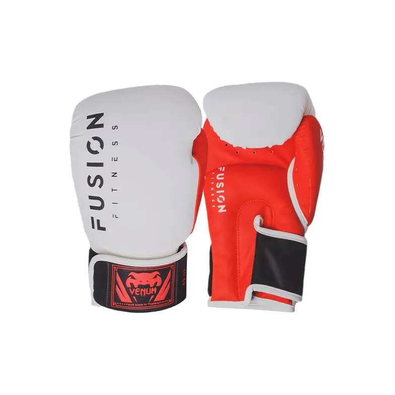 VENUM Boxing Gloves PU Competition Unisex White-2
