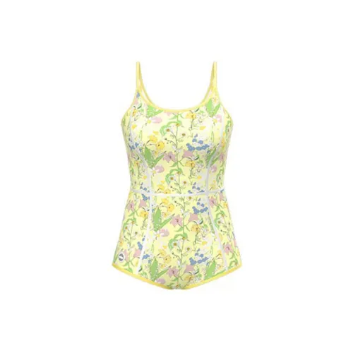 TOSWIM One-Piece Swimsuits Women's Floral Pastoral