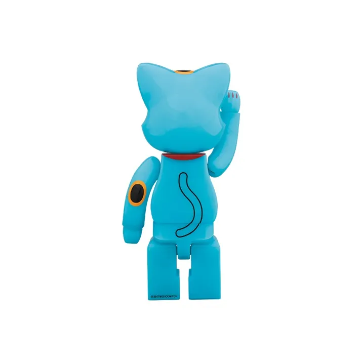 Bearbrick NY@BRICK Maneki Neko Blue Luminous-2