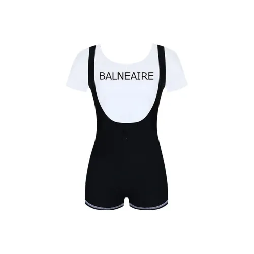 BALNEAIRE Little Black Dress One-Piece Swimsuits Women's Black