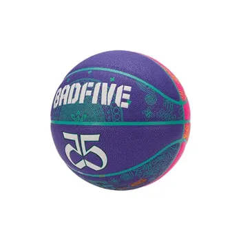 LiNing Badfive PU Basketball Blue Pink Size 7 Training Unisex