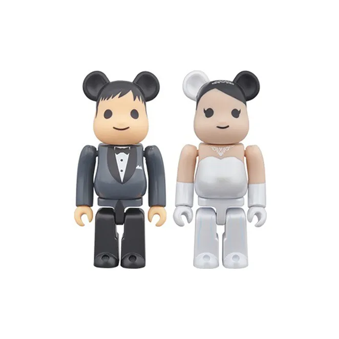 Bearbrick Greeting Marriage Plus Black/White-0