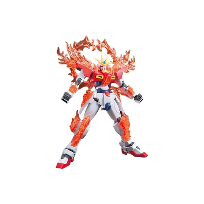 BANDAI HG Collection BF/BD Mobile Suit Gundam Build Fighters TRY Burning Gundam Model Kits-0