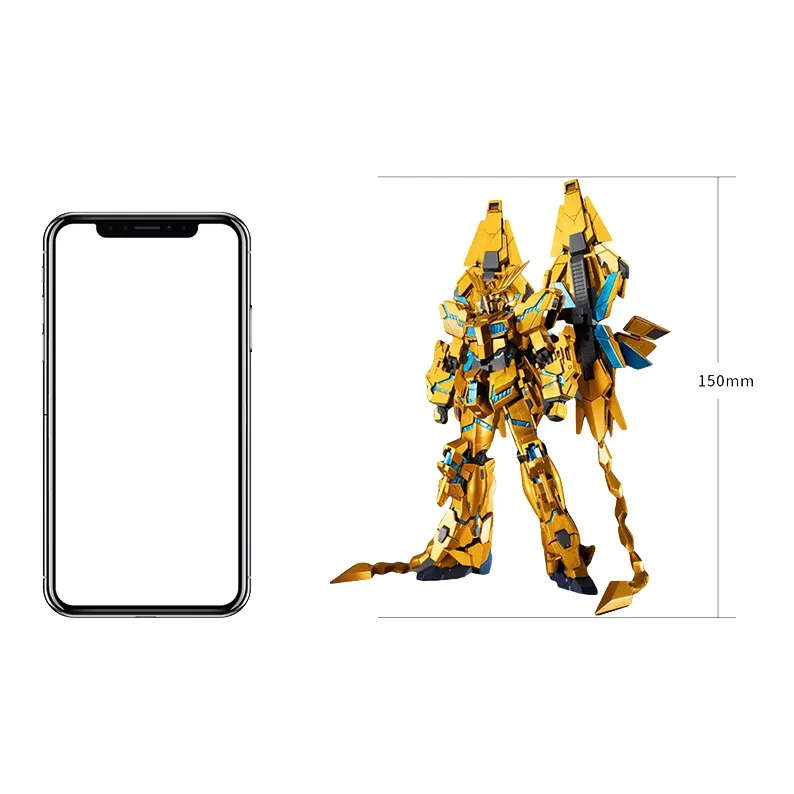 BANDAI ROBOT Soul SIDE MS Mobile Suit Gundam NT RX 0 Unicorn Gundam Size 3 Phenex Destroy Mode Model Kits 14cm-2