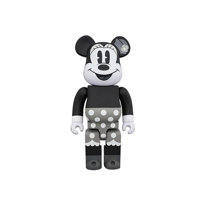 BE@RBRICK X Disney Minnie Mouse B&W Version Multi-5