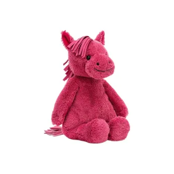 JELLYCAT Jungle Animal Collection Soft And Fluffy Pony Dolls Plush Doll 28cm High