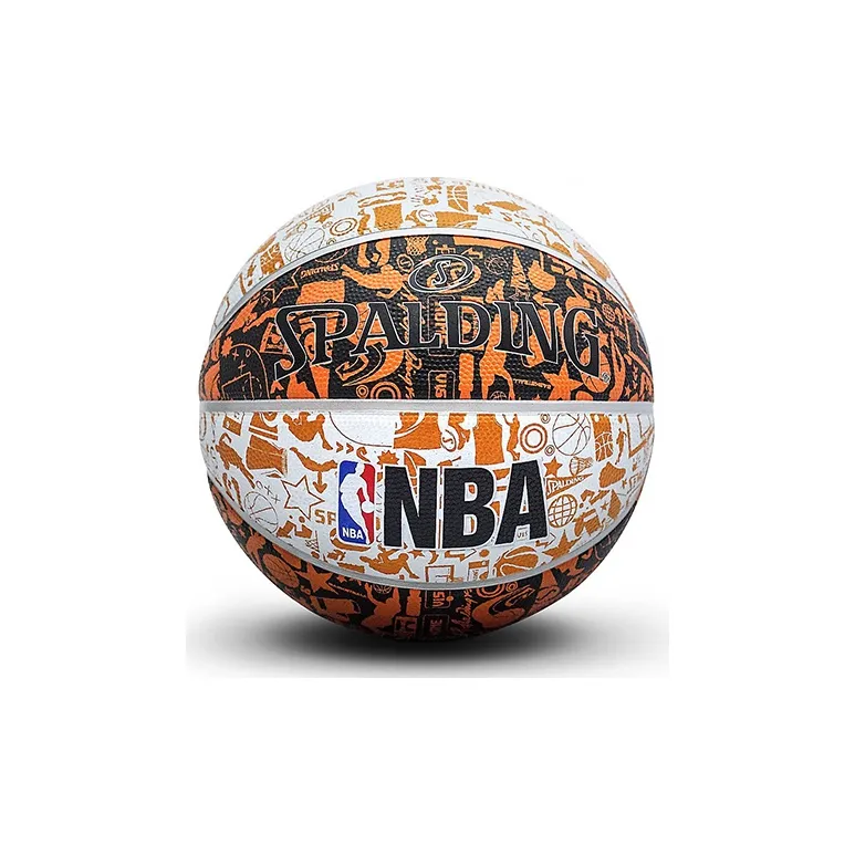 SPALDING Trend Series Rubber Basketball Orange Size 7 Training Unisex-0