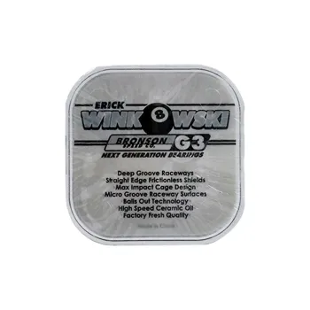 BRONSON Skateboard Bearings Pack Of 8 Capsules