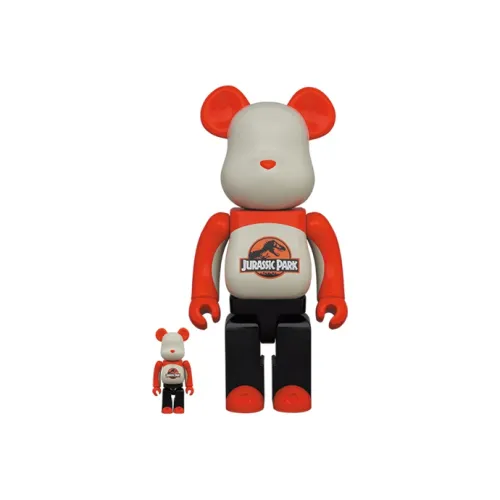 BE@RBRICK JURASSIC PARK Doll 100%+400%/1000% Unisex