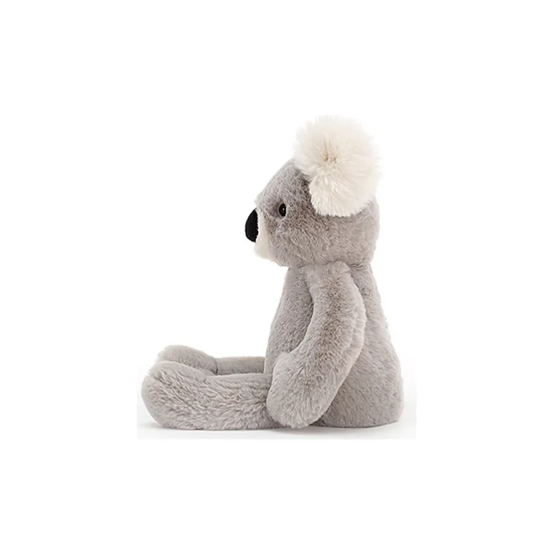JELLYCAT Jungle Animal Collection SCRUMPTIOUS Benjamin Tree Kangaroo Gray Dolls Plush Doll 24cm Height-1