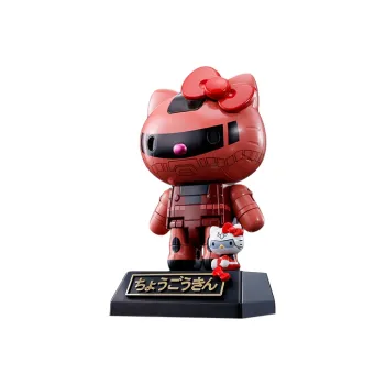 BANDAI Zaku Super Alloy, Gundam II ★ Hello Kitty Assembled Models