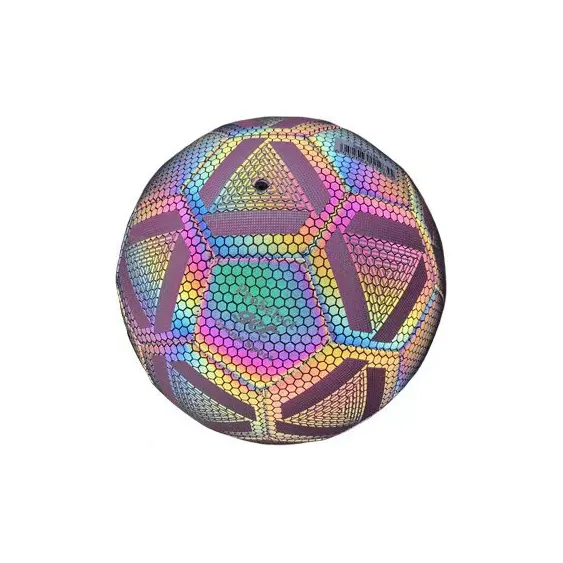 ProSelect Reflective Football Collection Size 5 Soccer PU Machine Stitched Soccer Ball Unisex Multicolor-2