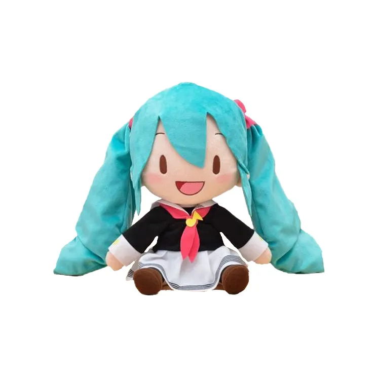 SEGA Hatsune Miku Uniform Fufu Dolls Plush Doll 30cm High-0