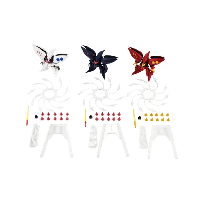 BANDAI MSE Mobile Suit Zeta Gundam Z Qubeley Set Model Kits 6.5cm-3
