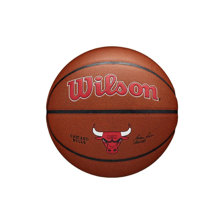 Wilson x NBA PU Basketball Brown Red Size 7 Ball Training-0