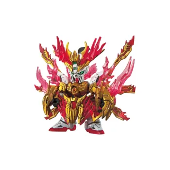 BANDAI SD BB Warriors SD Gundam World Sangoku Soketsuden God Of Fire Zhang Fei Gundam Model Kits 8cm