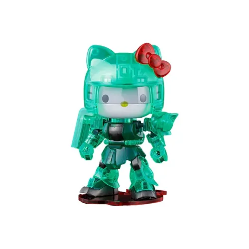 BANDAI SD Event Exclusive CS Green Zaku KITTY Hello Kitty Multicolor Model Kits