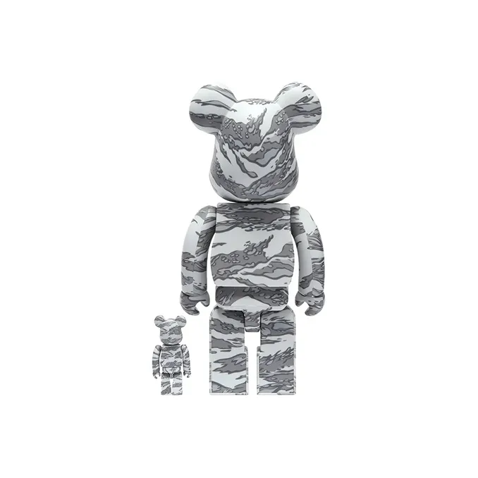 BE@RBRICK X Atmos X Solebox Grey-2