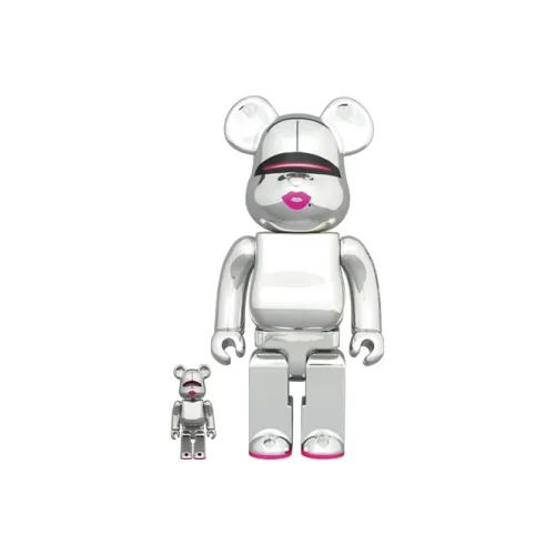 Bearbrick SORAYAMA x 2G SILVER Ver. 1000%