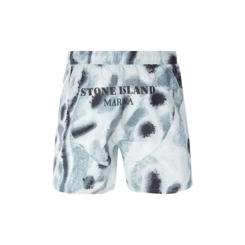 STONE ISLAND Swimming Shorts Men's Aqua Green-1