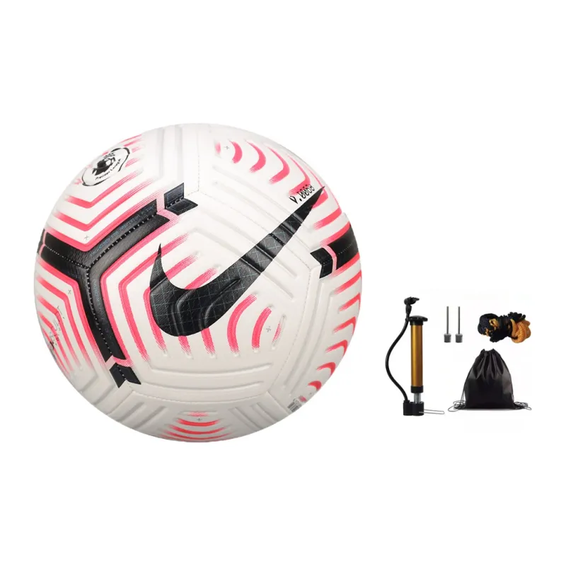 Nike Size 5 Soccer PU Machine Stitched Soccer Ball Unisex White Red Black-5