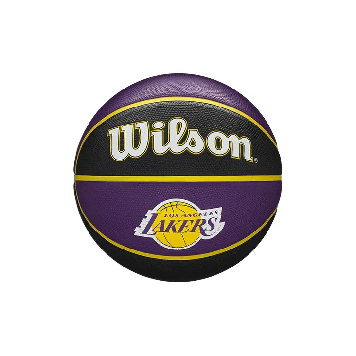 Wilson NBA Series Rubber Basketball Black Purple Size 7 Ball Training-0
