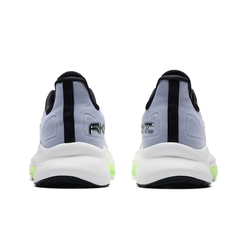 Anta Cushioned Anti-Slip Wear-Resistant Breathable Lightweight Low-Top Running Shoes Men's Gray Black-4