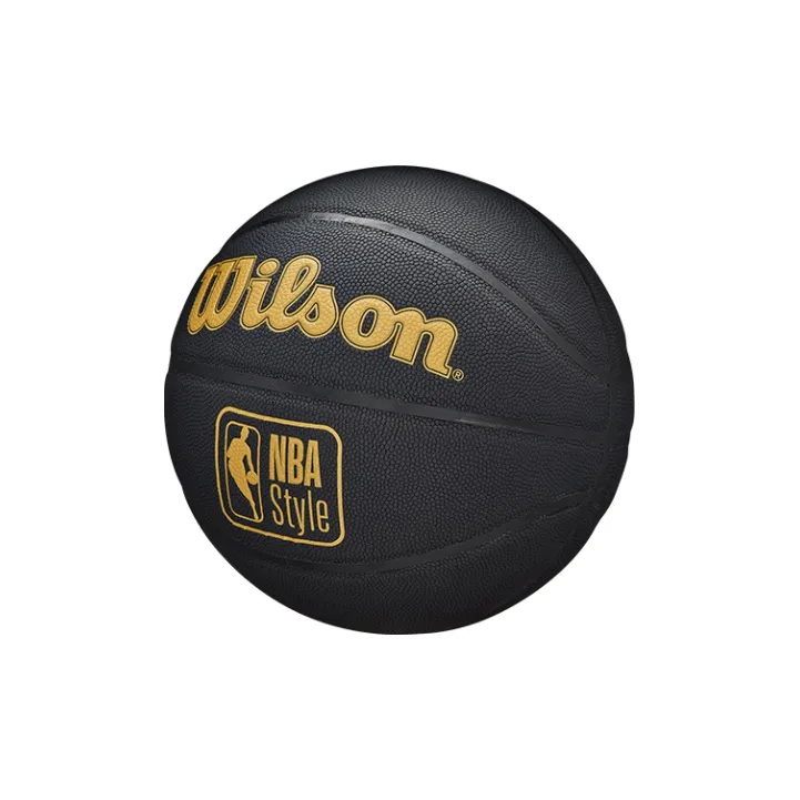 Wilson x NBA PU Basketball Black Size 7 Ball Training Unisex-1