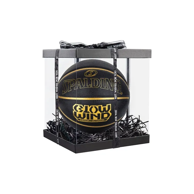 SPALDING Cyclone Series PU Basketball Black Gold Size 7 Ball Training Unisex-3