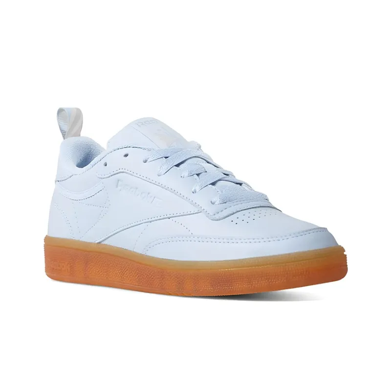 Reebok Club C Skateboard Shoes Women's Low-Top Light Blue-2