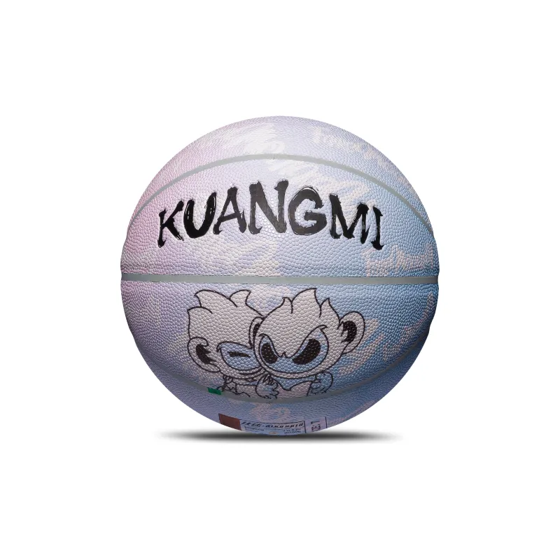 FireMonkey x Kuangmi Microfiber Leather Basketball Pink Purple Size 7 Training Unisex-4