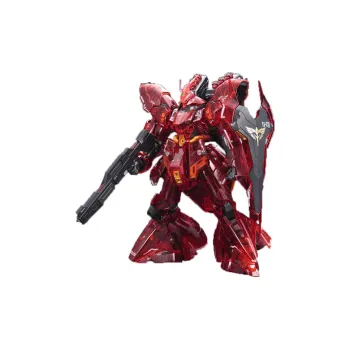 BANDAI RG 1/144 Event Exclusive Mobile Suit Gundam Char's Counterattack Sazabi Multicolor Transparent 13cm Hobby Model