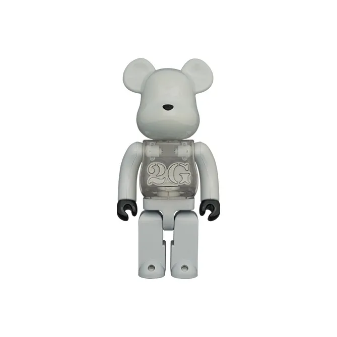 BE@RBRICK 2G White Chrome Doll White 100%+400% Unisex - Cheap Rcj 