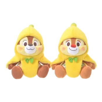 Disney Banana Disney Figure Print Chip 'N Dale Dolls Plush Doll 17cm Height